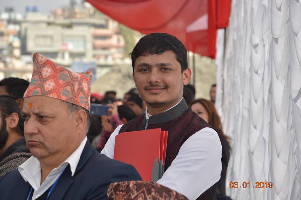 काठमाण्डौ उपत्यका खानेपानी लिमिटेड, आयोजना कार्यान्वयन निर्देशनालय अन्तर्गत बालकुमारी, ललितपुर स्थित फोहर पानी प्रशोधन केन्द्र निर्माण कार्यको शिलान्यास कार्यक्रममा उपस्थित पदाधिकारिहरु