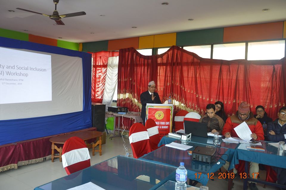 Gender Equality and Social Inclusion Workshop