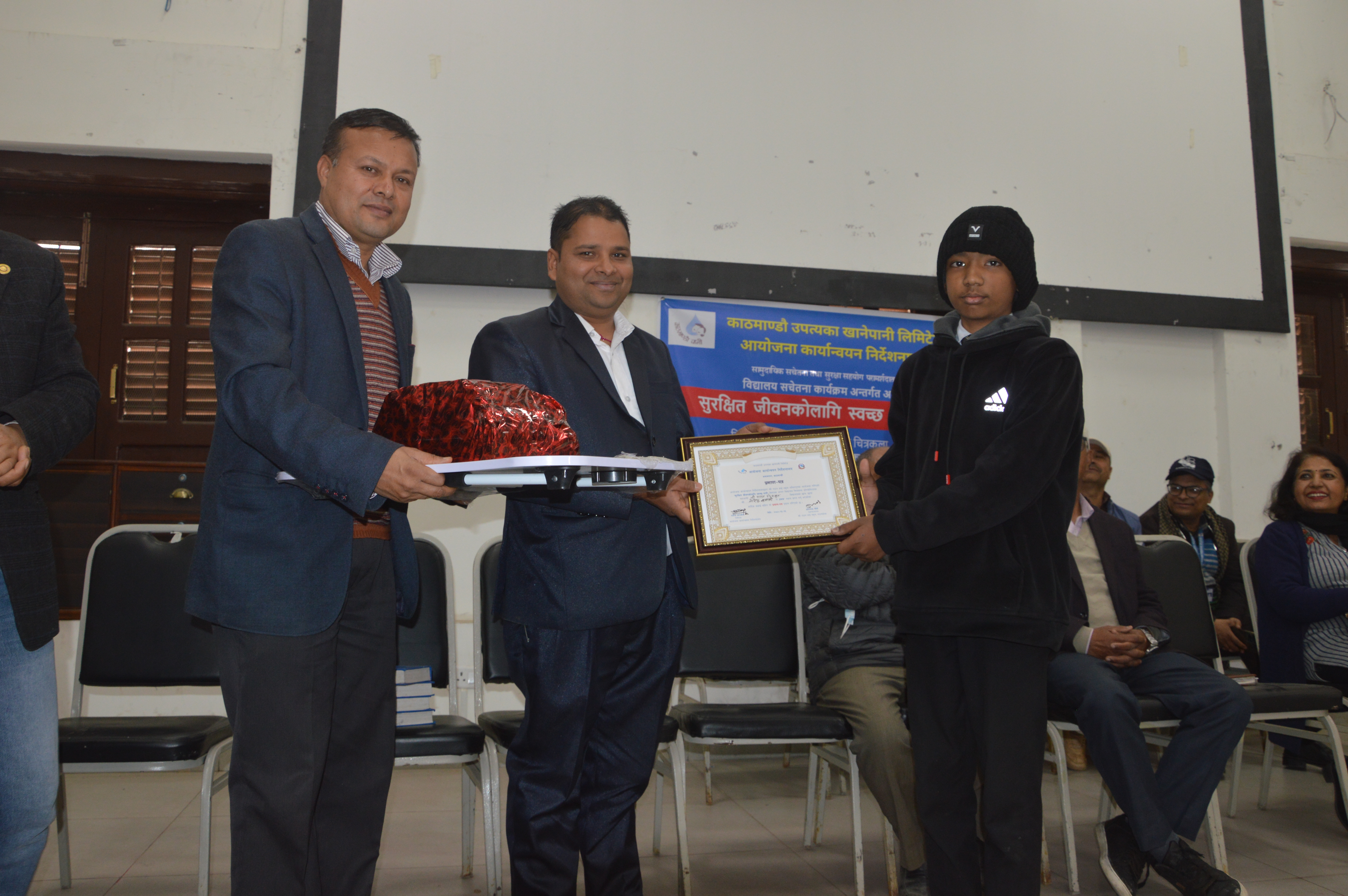 inter-school drawing competition at Patan Dhoka-based Patan High School 